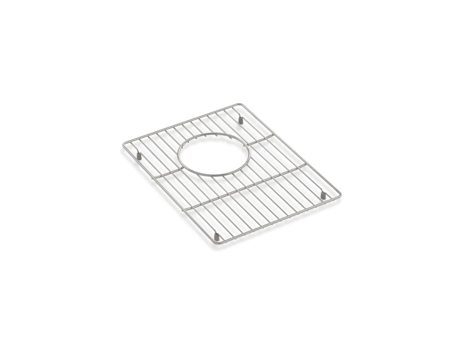 Right-side sink rack