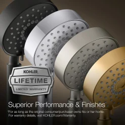 Rite-Temp® bath and shower trim kit with push-button diverter, 2.5 gpm