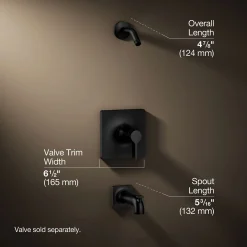 Rite-Temp® bath and shower trim kit, without showerhead