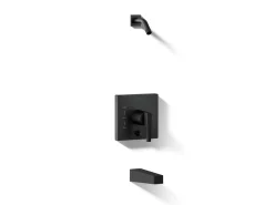 Rite-Temp® bath and shower trim kit with push-button diverter, without showerhead