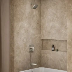 Rite-Temp® bath and shower trim kit with push-button diverter, without showerhead