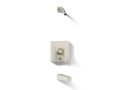 Rite-Temp® bath and shower trim kit with push-button diverter, without showerhead