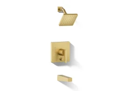 Rite-Temp® bath and shower trim kit with push-button diverter, 2.5 gpm
