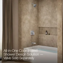 Rite-Temp® bath and shower trim kit with push-button diverter, 2.5 gpm
