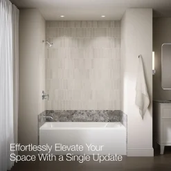 Rite-Temp® bath and shower trim kit with push-button diverter, 1.5 gpm