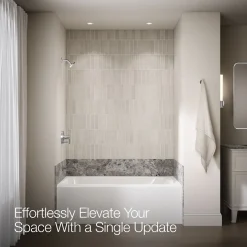 Rite-Temp® bath and shower trim kit with push-button diverter, without showerhead