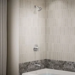 Rite-Temp® bath and shower trim kit with push-button diverter, without showerhead
