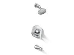 Rite-Temp® bath and shower trim kit with push-button diverter, 1.75 gpm