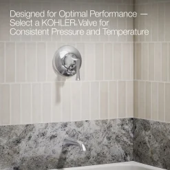 Rite-Temp® bath and shower trim kit with push-button diverter, 1.75 gpm