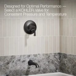 Rite-Temp® bath and shower trim kit with push-button diverter, 1.75 gpm