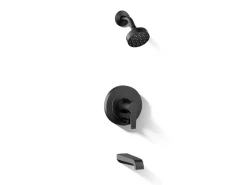 Rite-Temp® bath and shower trim kit with push-button diverter and lever handle, 2.5 gpm