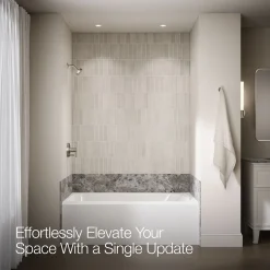 Rite-Temp® bath and shower trim kit with push-button diverter and lever handle, 2.5 gpm