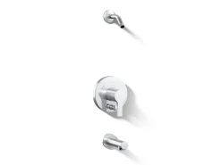 Rite-Temp® bath and shower trim kit with push-button diverter, without showerhead