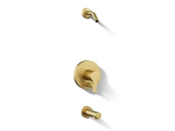 Rite-Temp® bath and shower trim kit with push-button diverter, without showerhead