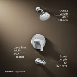 Rite-Temp® bath and shower trim kit, 1.5 gpm