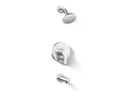 Rite-Temp® bath and shower trim kit with push-button diverter, 1.75 gpm