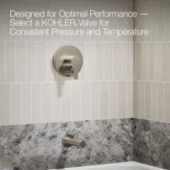 Rite-Temp® bath and shower trim kit with push-button diverter, 1.75 gpm