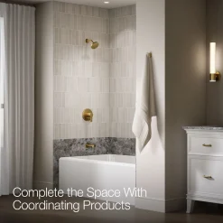 Rite-Temp® bath and shower trim kit with push-button diverter, 1.75 gpm