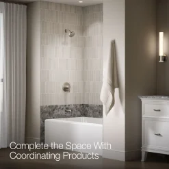 Rite-Temp® bath and shower trim kit with push-button diverter, 1.75 gpm