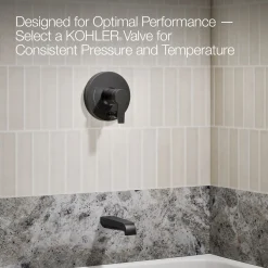 Rite-Temp® bath and shower trim kit with push-button diverter, 1.75 gpm