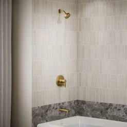 Rite-Temp® bath and shower trim kit with push-button diverter, 1.75 gpm