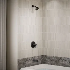 Rite-Temp® bath and shower trim kit with push-button diverter, 1.75 gpm