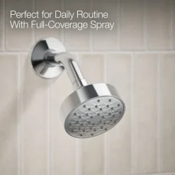 Rite-Temp® bath and shower trim kit with push-button diverter, 1.75 gpm