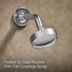 Rite-Temp® bath and shower trim kit with push-button diverter and cross handle, 1.75 gpm
