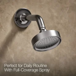 Rite-Temp® bath and shower trim kit with push-button diverter and cross handle, 2.5 gpm