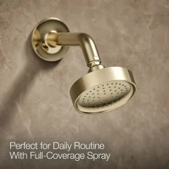 Rite-Temp® bath and shower trim kit with push-button diverter and cross handle, 2.5 gpm