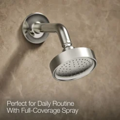 Rite-Temp® bath and shower trim kit with push-button diverter and cross handle, 2.5 gpm