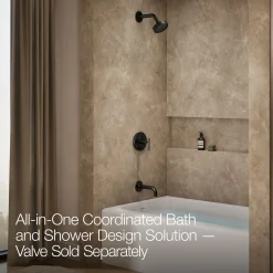 Rite-Temp® bath and shower trim kit with push-button diverter and lever handle, 2.5 gpm