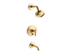Rite-Temp® bath and shower trim kit with push-button diverter and lever handle, 2.5 gpm