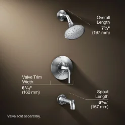 Rite-Temp® bath and shower trim kit, 1.75 gpm