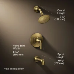 Rite-Temp® bath and shower trim kit, 1.75 gpm