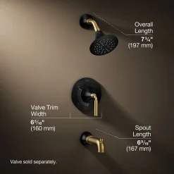 Rite-Temp® bath and shower trim kit, 1.75 gpm