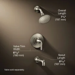 Rite-Temp® bath and shower trim kit, 2.5 gpm