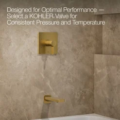 Rite-Temp® bath and shower trim kit, without showerhead