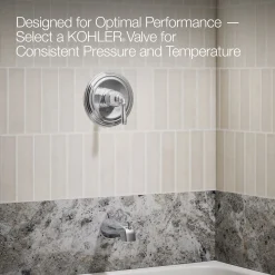 Rite-Temp® bath and shower trim kit, 1.75 gpm, slip-fit spout