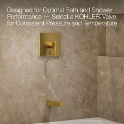 Rite-Temp® bath and shower trim kit with push-button diverter, 1.75 gpm