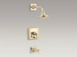 Rite-Temp® bath and shower trim kit with push-button diverter and lever handle, 2.5 gpm