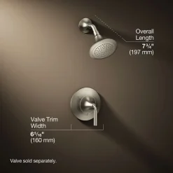 Rite-Temp® shower trim kit, 2.5 gpm