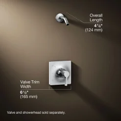 Rite-Temp® shower trim kit, without showerhead