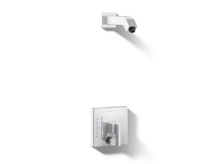 Rite-Temp® shower trim kit with push-button diverter, without showerhead