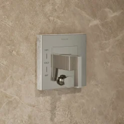 Rite-Temp® shower trim kit with push-button diverter, without showerhead