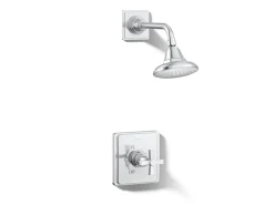 Rite-Temp® shower trim kit with cross handle, 2.5 gpm