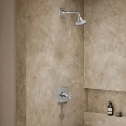 Rite-Temp® shower trim kit with cross handle, 2.5 gpm