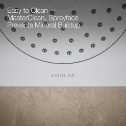 Rite-Temp® shower trim kit with push-button diverter, 2.5 gpm
