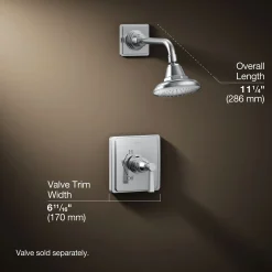 Rite-Temp® shower trim kit with lever handle, 2.5 gpm
