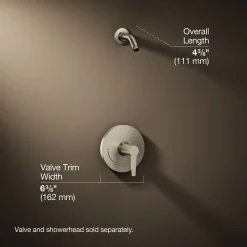 Rite-Temp® shower trim kit, without showerhead